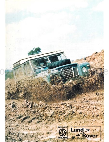 1974 LAND ROVER SERIES III BROCHURE ENGELS