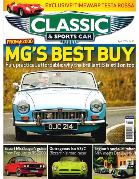 2015 CLASSIC AND SPORTSCAR MAGAZIN (04) APRIL ENGLISCH