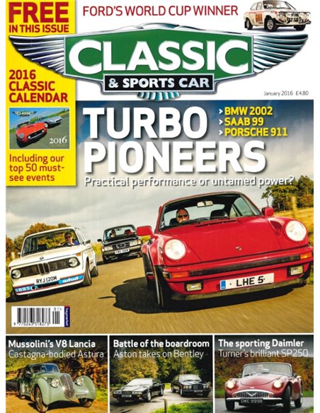 2016 CLASSIC AND SPORTSCAR MAGAZINE (01) JANUARI ENGELS