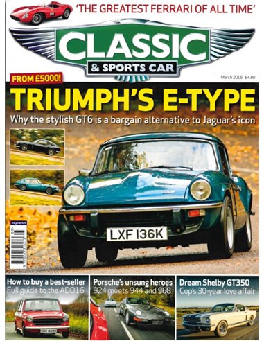 2016 CLASSIC AND SPORTSCAR MAGAZINE (03) MAART ENGELS