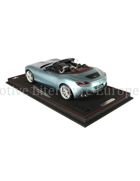 2023 FERRARI ROMA SPIDER METALLIC CELESTE TREVI BBR MODE 21/180