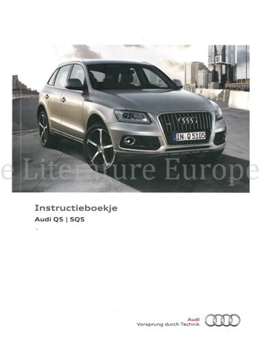 2014 AUDI Q5 | SQ5 INSTRUCTIEBOEKJE NEDERLANDS