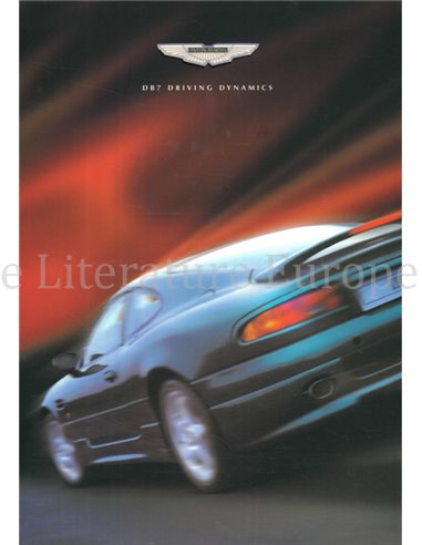 1996 ASTON MARTIN DB7 DRIVING DYNAMICS PROSPEKT ENGLISCH