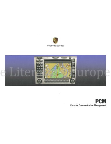 2006 PORSCHE PCM BETRIEBSANLEITUNG NIEDERLÄNDISCH