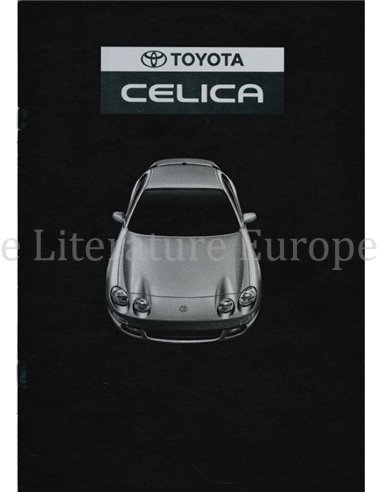 1996 TOYOTA CELICA BROCHURE DUTCH