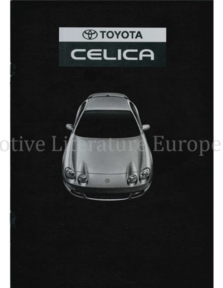 1996 TOYOTA CELICA BROCHURE DUTCH