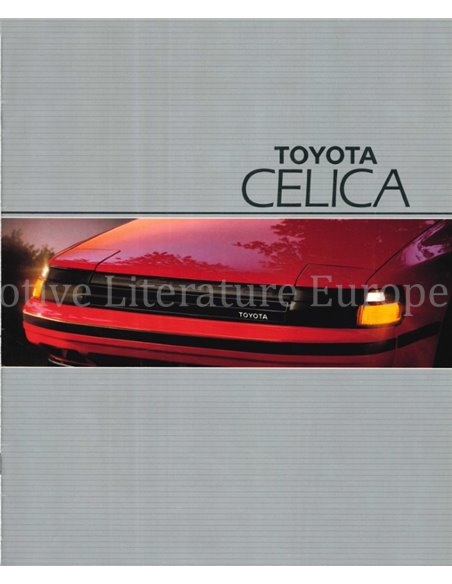 1986 TOYOTA CELICA BROCHURE NEDERLANDS