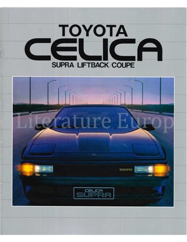 1984 TOYOTA CELICA SUPPRA BROCHURE DUTCH