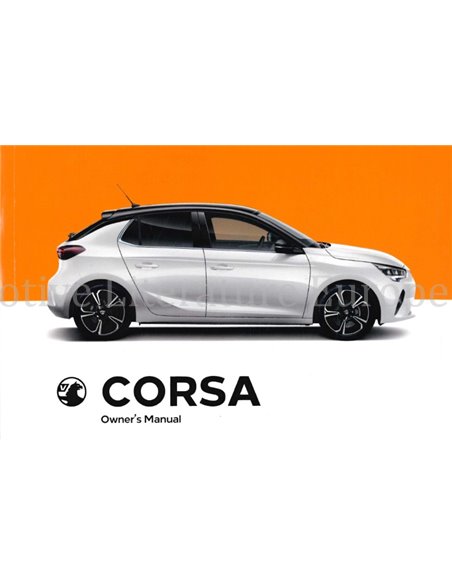 2022 VAUXHALL CORSA INSTRUCTIEBOEKJE ENGELS