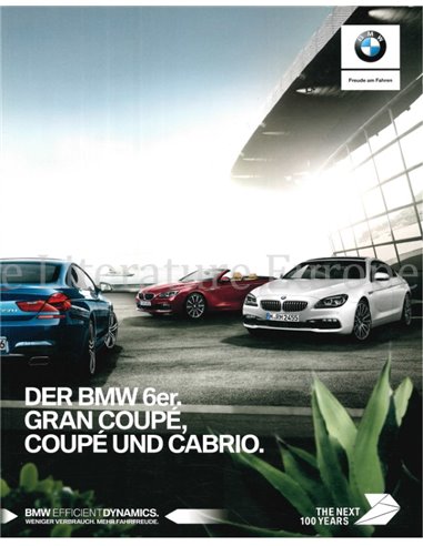 2017 BMW 6 SERIE BROCHURE DUITS