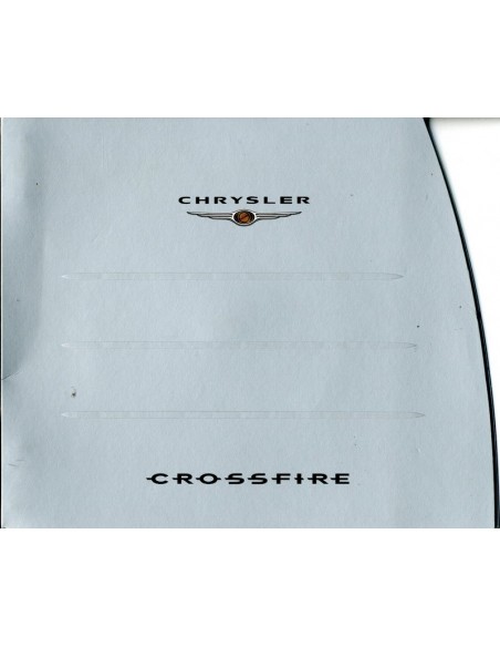 2002 CHRYSLER CROSSFIRE PERSMAP ENGELS