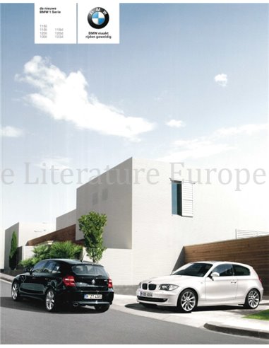 2007 BMW 1 SERIES BROCHURE DUTCH