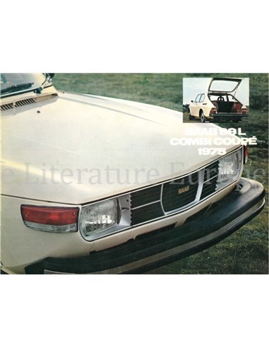 1975 SAAB 99L COMBI COUPÉ BROCHURE NEDERLANDS