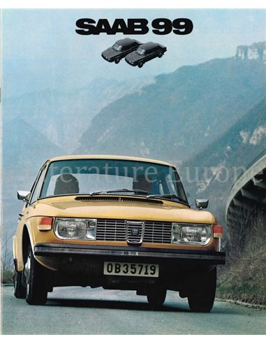 1971 SAAB 99 BROCHURE DUTCH