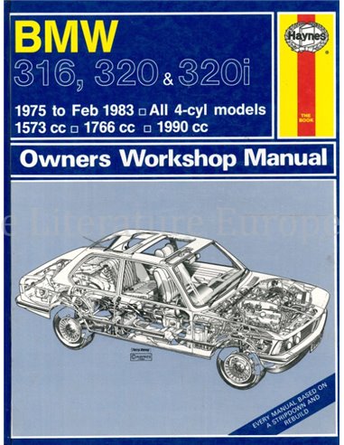 1975 - 1985 BMW 3ER REIHE (E21) HAYNES REPARATURANLEITUNG ENGLISCH