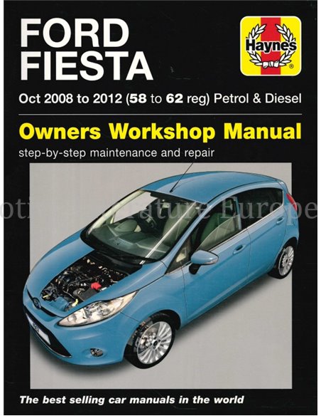 2008-2012 FORD FIESTA PETROL | DIESEL REPAIR MANUAL ENGLISH