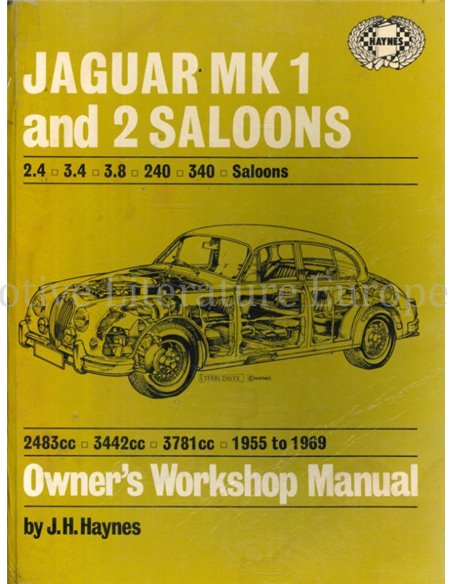 1955-1969 JAGUAR MK I | MK II SALOONS REPAIR MANUAL ENGLISH