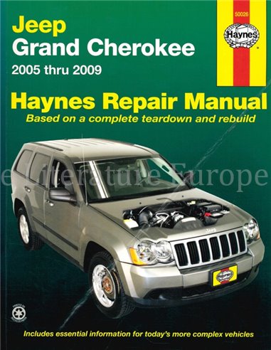 2005 - 2009 JEEP GRAND CHEROKEE PETROL REPAIR MANUAL ENGLISH