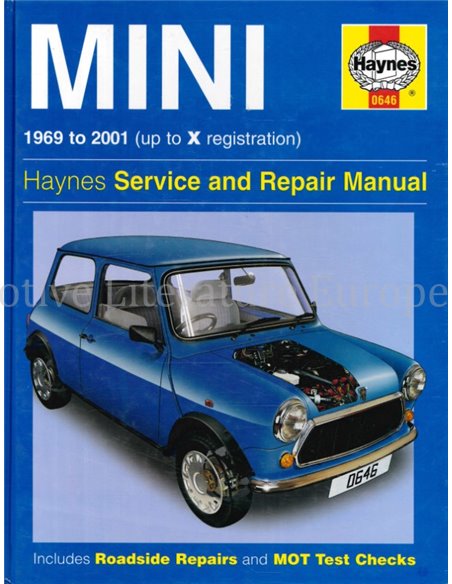 1969 - 2001 MINI REPAIR MANUAL ENGLISH