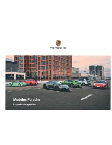 2023 PORSCHE PROGRAMM PROSPEKT FRANZÖSISCH