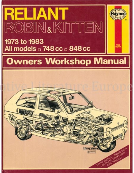 1973-1983 RELIANT ROBIN | KITTEN REPERATURANLEITUNG ENGLISCH