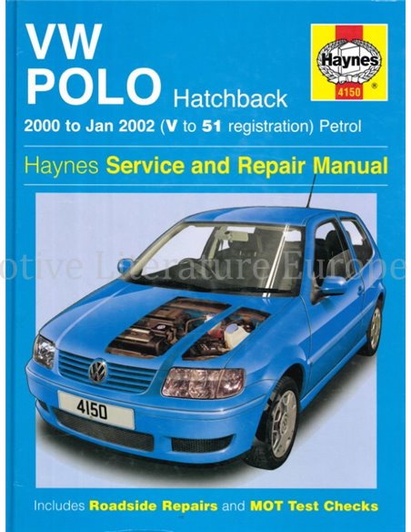 2000-2002 VOLKSWAGEN POLO BENZINE VRAAGBAAK ENGELS