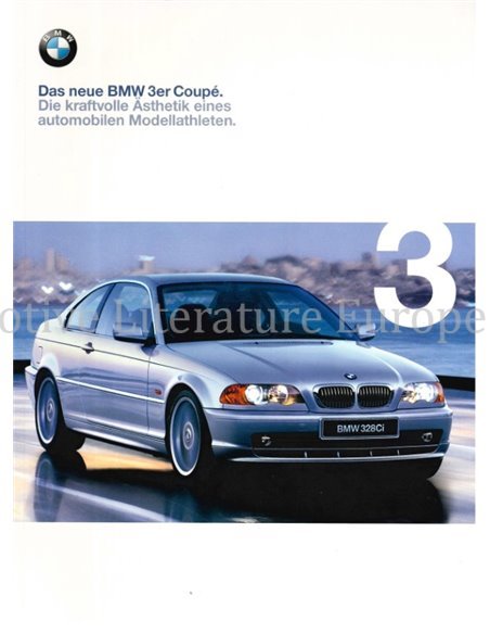 1999 BMW 3 SERIE COUPÉ BROCHURE DUITS