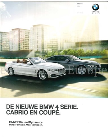 2014 BMW 4ER COUPE | CABRIO PROSPEKT NIEDERLÄNDISCH