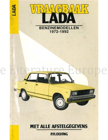 1972 - 1992 LADA 1200 | 1300 | 1500 | 1600, REPAIR MANUAL DUTCH