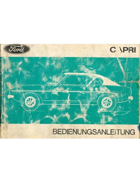 1971 FORD CAPRI OWNERS MANUAL GERMAN