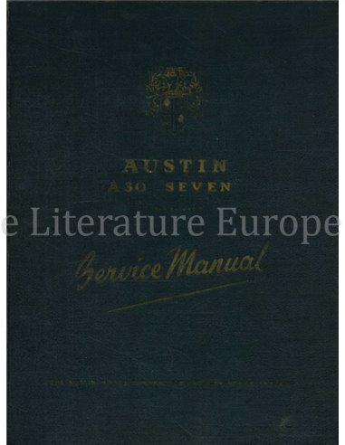 1953 AUSTIN A30 SEVEN WORKSHOP MANUAL ENGLISH