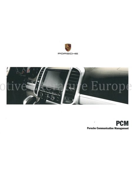 2015 PORSCHE PCM OWNERS MANUAL GERMAN