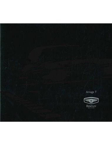 2001 BENTLEY ARNAGE T BROCHURE ENGLISH