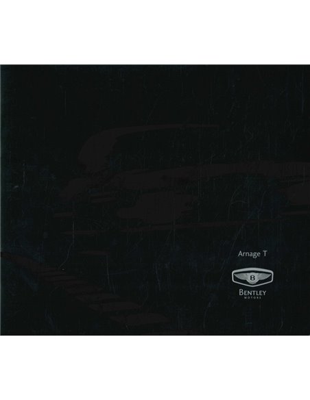 2001 BENTLEY ARNAGE T BROCHURE ENGELS