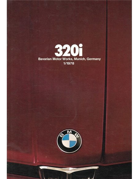 1987 BMW 3ER PROSPEKT ENGLISCH (USA)