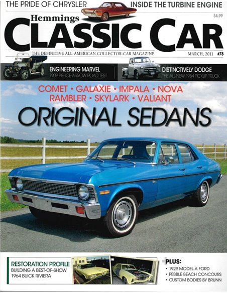 2011 CLASSIC CAR MAGAZINE 78 ENGELS 