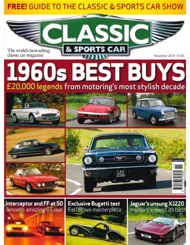 2016 CLASSIC AND SPORTSCAR MAGAZINE (11) NOVEMBER ENGLISCH