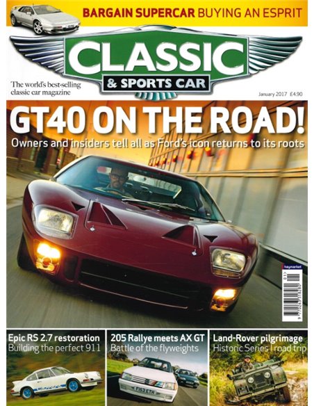 2017 CLASSIC AND SPORTSCAR MAGAZIN (01) JANUAR ENGLISCH