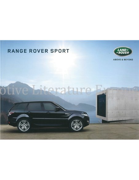 2016 RANGE ROVER SPORT PROSPEKT ENGLISCH