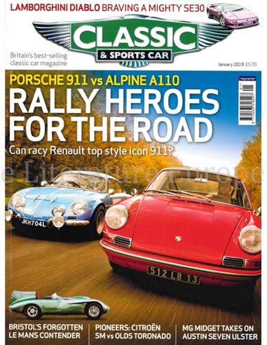 2019 CLASSIC AND SPORTSCAR MAGAZIN (01) JANUAR ENGLISCH