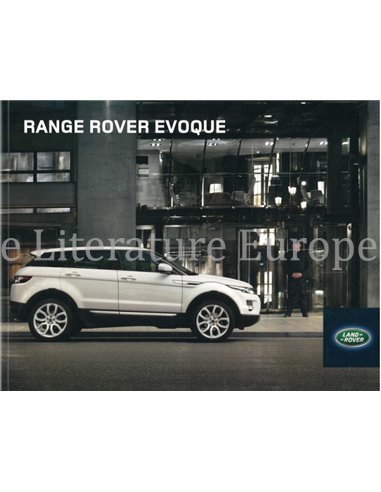 2012 RANGE ROVER EVOQUE BROCHURE DUITS