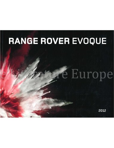 2012 RANGE ROVER EVOQUE BROCHURE DUITS