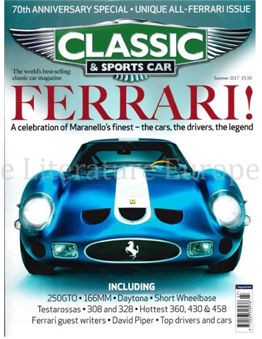 2017 CLASSIC AND SPORTSCAR MAGAZINE FERRARI SPECIAL ENGLISH