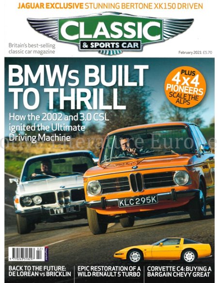 2021 CLASSIC AND SPORTSCAR MAGAZINE (02) FEBRUARI ENGELS