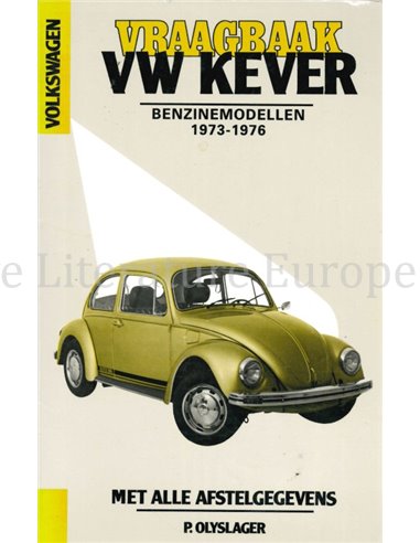 1973 - 1976 VOLKSWAGEN BEEETLE 1200  | 1300 REPAIR MANUAL DUTCH