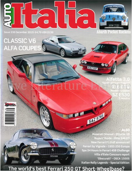 2015 AUTO ITALIA MAGAZINE 238 ENGELS 