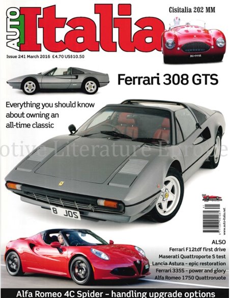 2016 AUTO ITALIA MAGAZINE 241 ENGELS 