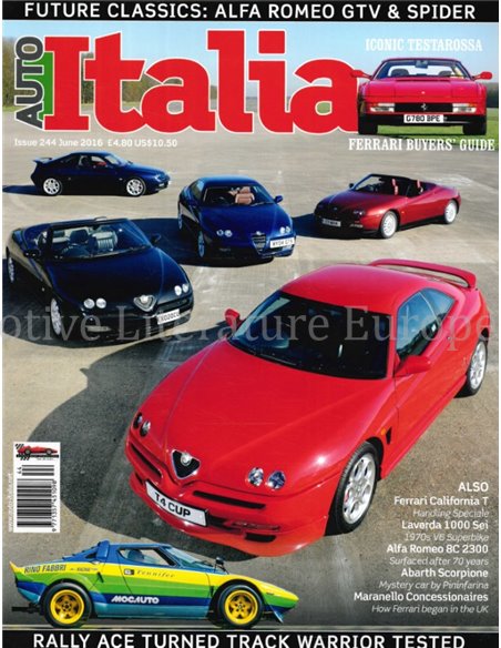 2016 AUTO ITALIA MAGAZINE 244 ENGLISCH