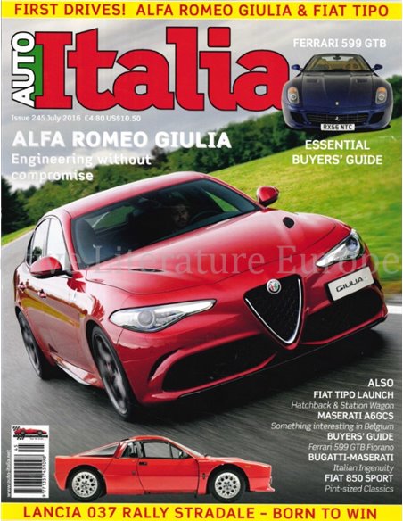 2016 AUTO ITALIA MAGAZINE 245 ENGLISCH