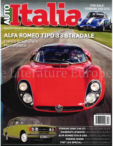 2017 AUTO ITALIA MAGAZINE 252 ENGLISCH